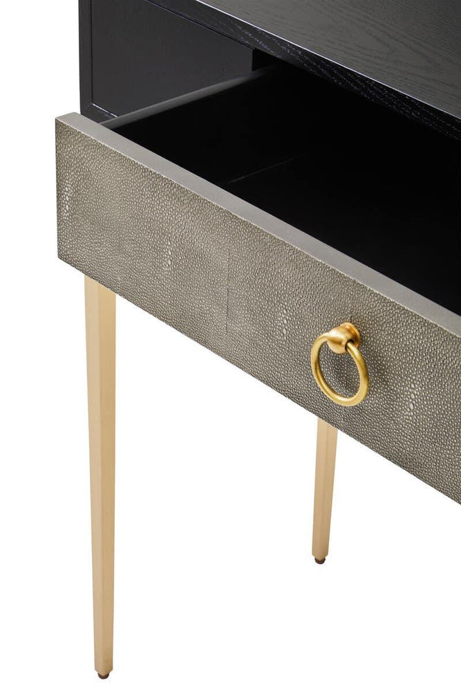 Luxury Shagreen Drawer Console