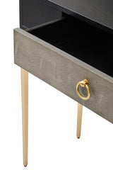 Luxury Shagreen Drawer Console
