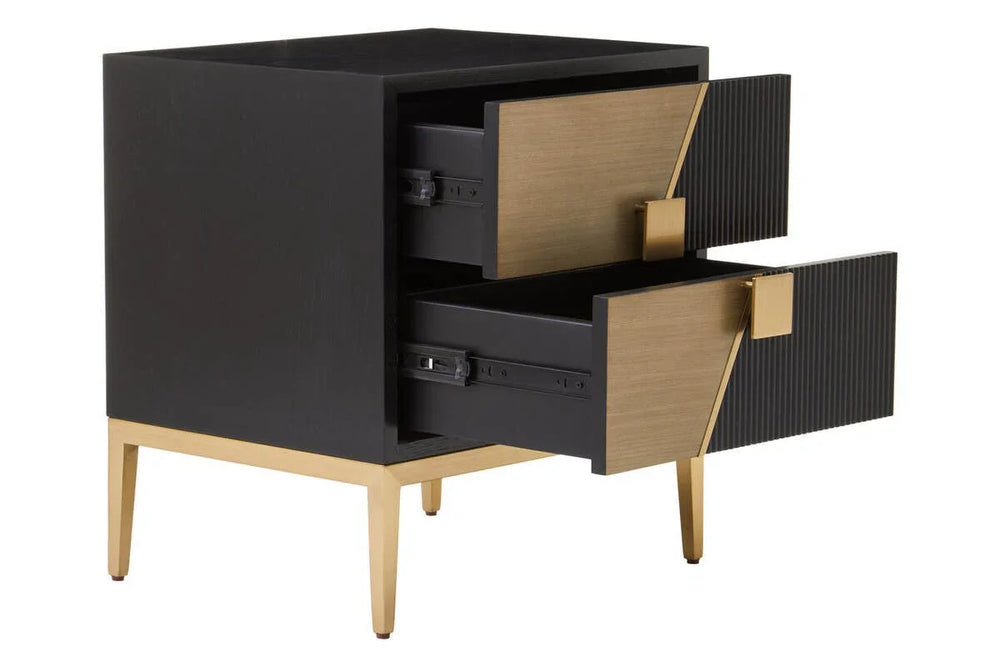 Modern Two-Tone Side Table