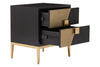 Modern Two-Tone Side Table