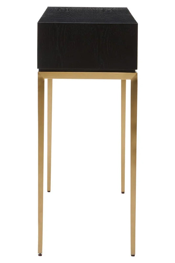 Chic Two-Tone Console Table