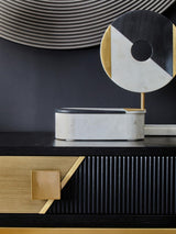 Chic Two-Tone Console Table