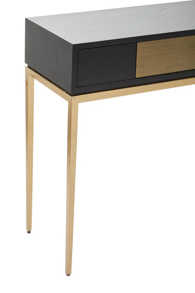 Chic Two-Tone Console Table
