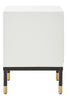 Modern Geometric Drawer Side Table