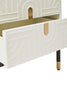 Modern Geometric Drawer Side Table
