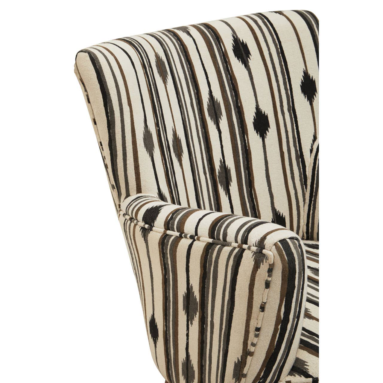 Modern Diamond Weave Armchair