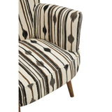 Modern Diamond Weave Armchair