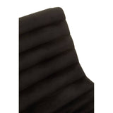 Luxe Black Velvet Lounge Chair