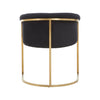 Luxe Black Velvet Dining Chair