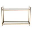 Golden Deco Console Table