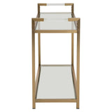 Golden Deco Console Table