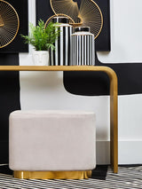 Deco Chic Gold Glass Table