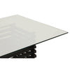 Deco Black Glass Dining Table