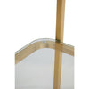 Deco Gold Glass Shelf Unit