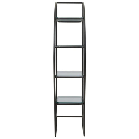 Deco Black Glass Shelf