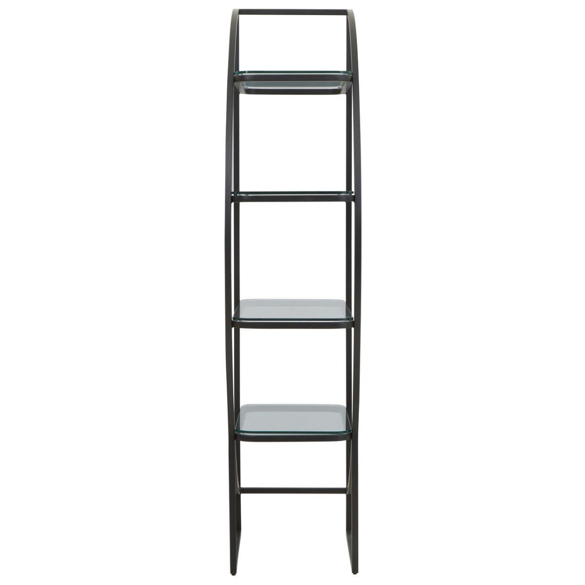 Deco Black Glass Shelf