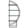 Deco Black Glass Shelf