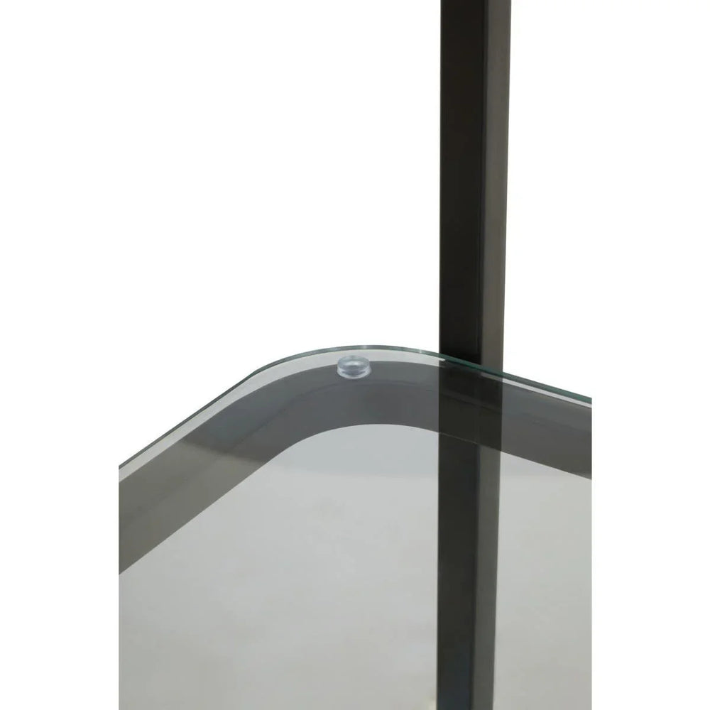 Deco Black Glass Shelf