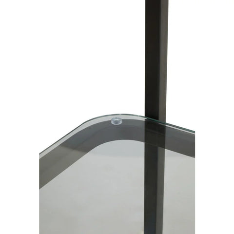 Deco Black Glass Shelf