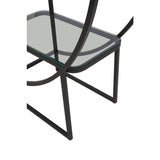 Deco Black Glass Shelf