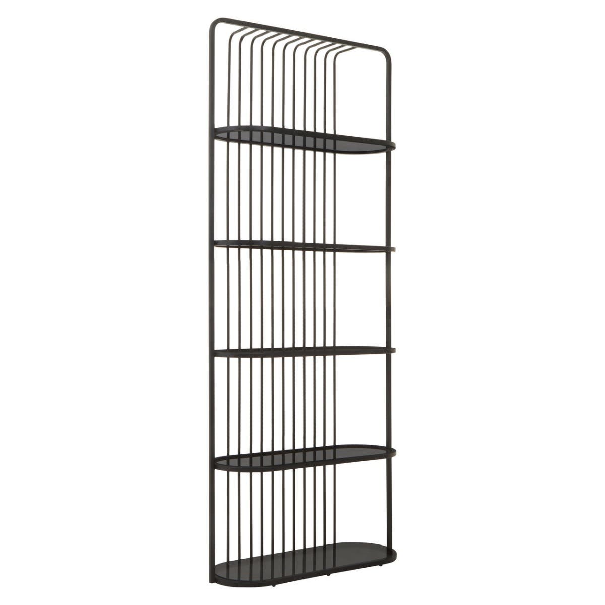 Retro Black Glass Shelf