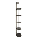 Retro Black Glass Shelf