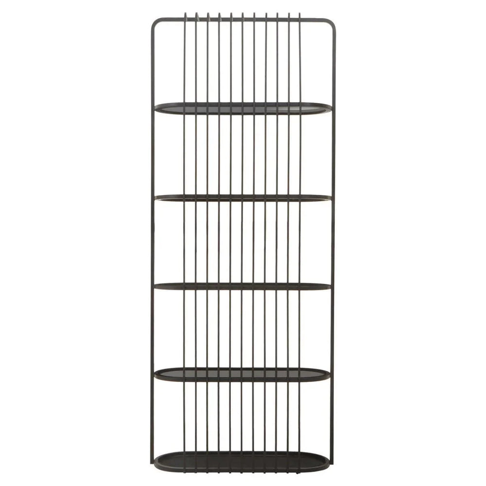 Retro Black Glass Shelf