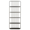 Retro Black Glass Shelf