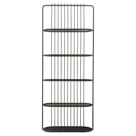 Retro Black Glass Shelf