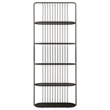 Retro Black Glass Shelf