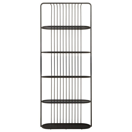 Retro Black Glass Shelf