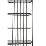 Retro Black Glass Shelf