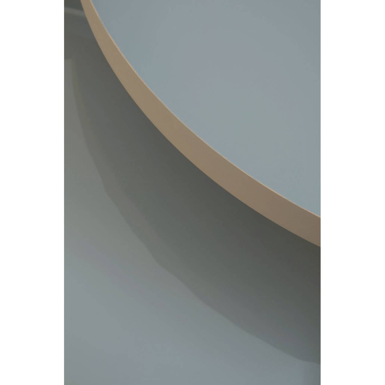 Sleek Grey Metal Side Tables
