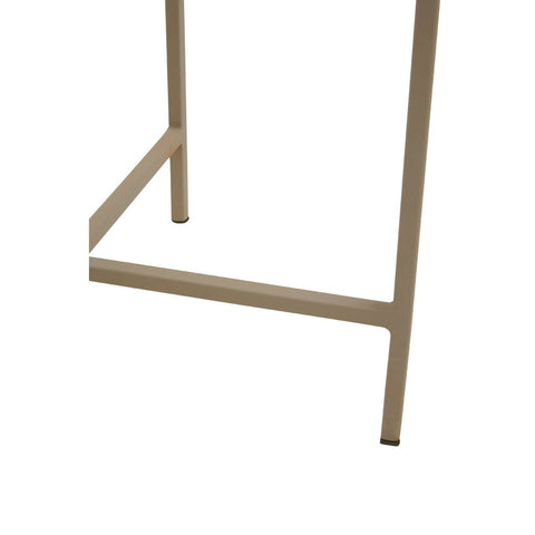 Sleek Grey Metal Side Tables
