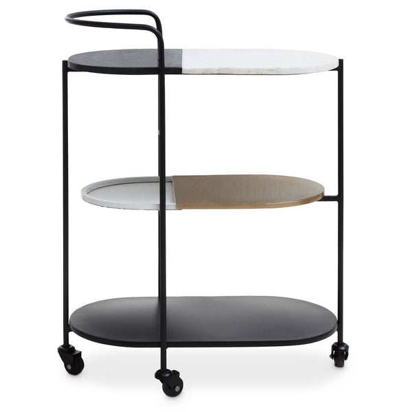 Marble Tiered Trolley