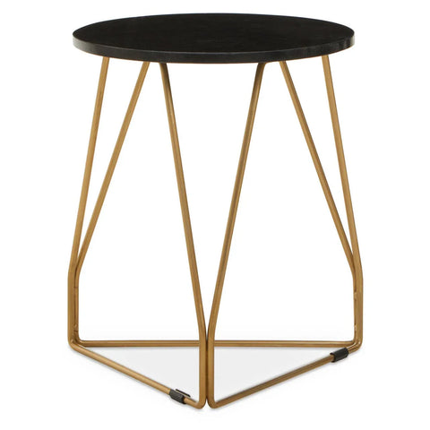 Gold & Marble Side Table