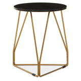 Gold & Marble Side Table