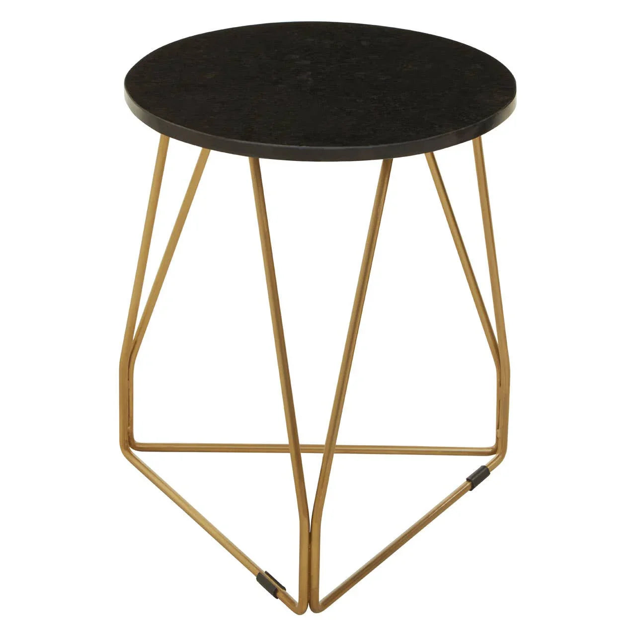 Gold & Marble Side Table