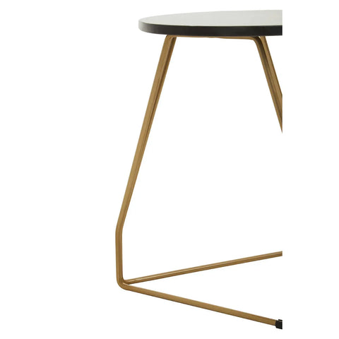 Gold & Marble Side Table