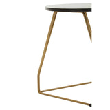 Gold & Marble Side Table