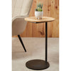 Rustic Round Wood Side Table