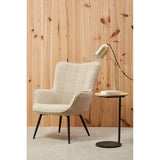 Rustic Round Wood Side Table