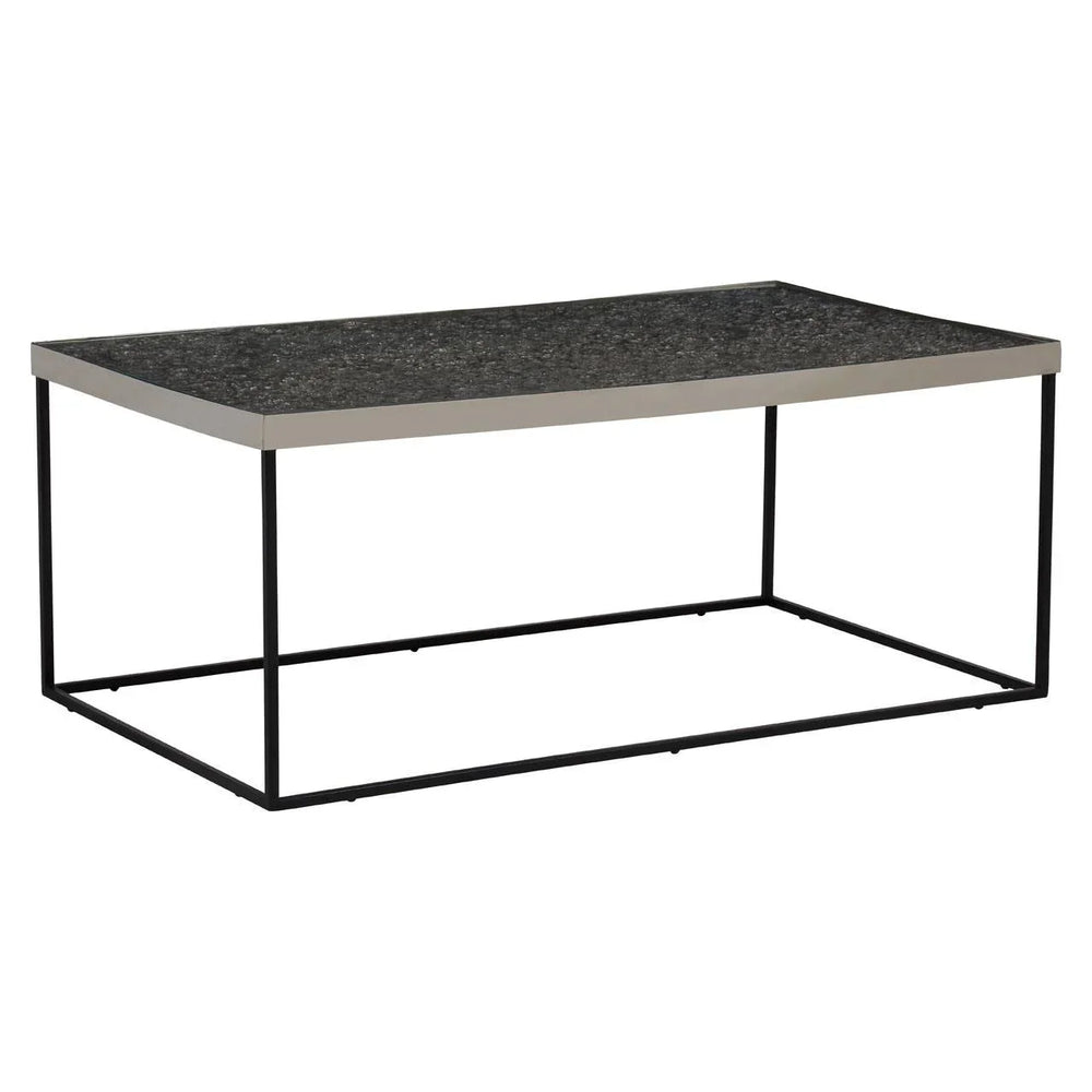 Silver Glass Coffee Table