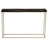Golden Stripes Acacia Console
