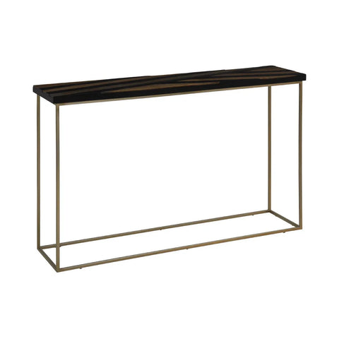 Golden Stripes Acacia Console