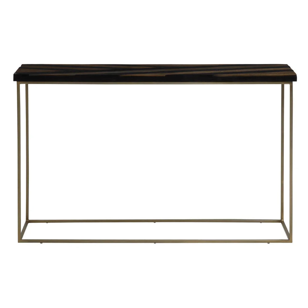 Golden Stripes Acacia Console