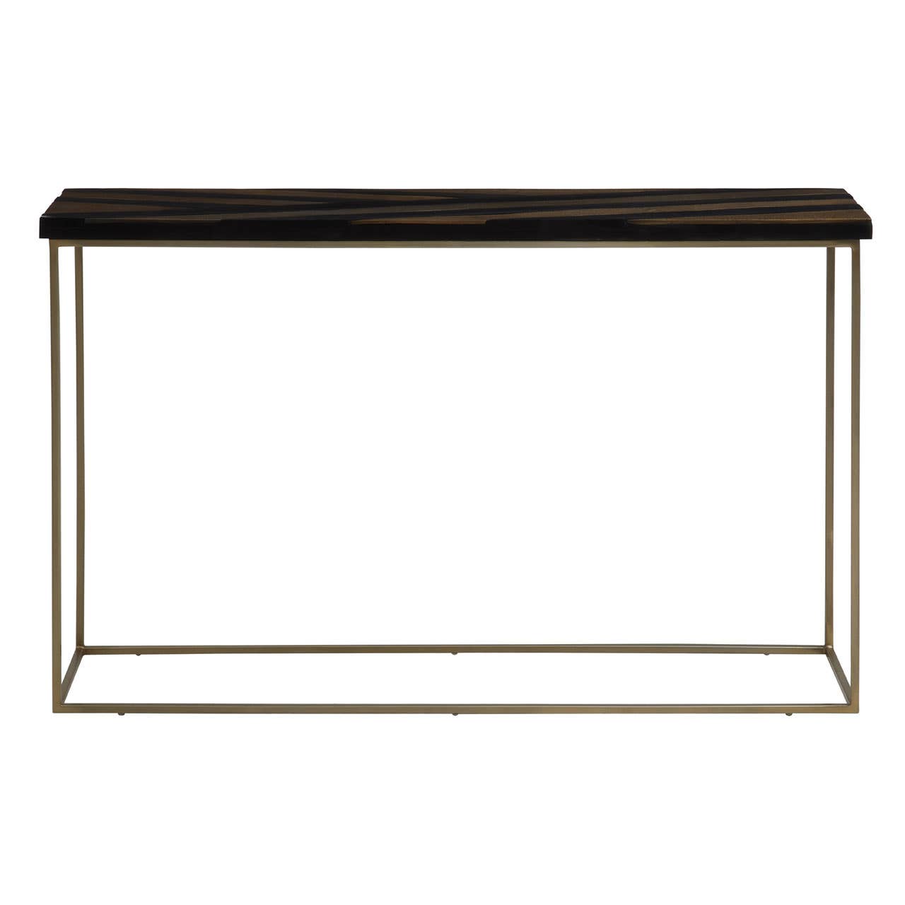 Golden Stripes Acacia Console