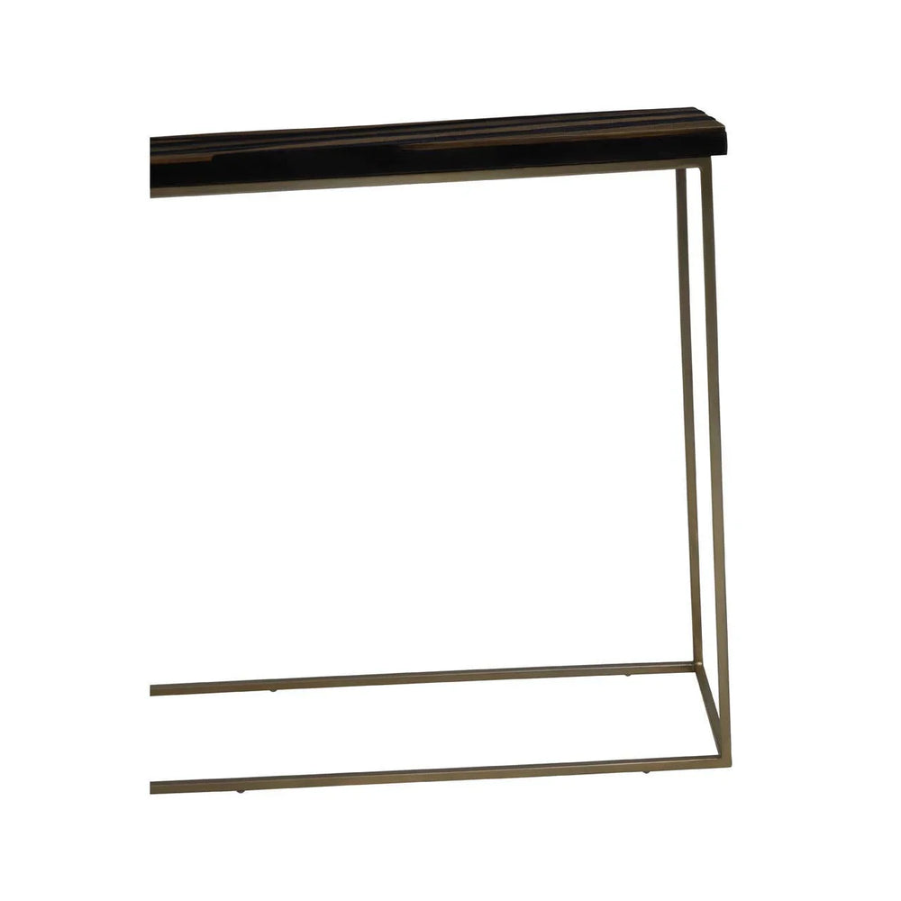 Golden Stripes Acacia Console