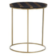 Black Gold Acacia Wood Table