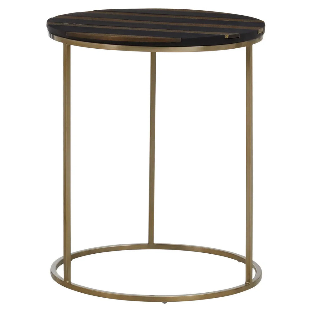 Black Gold Acacia Wood Table